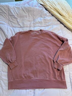 Abercrombie & Fitch Mauve Crewneck Sweatshirt